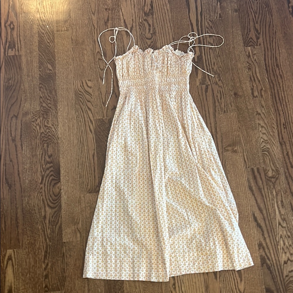 Doen Cream Floral Dress